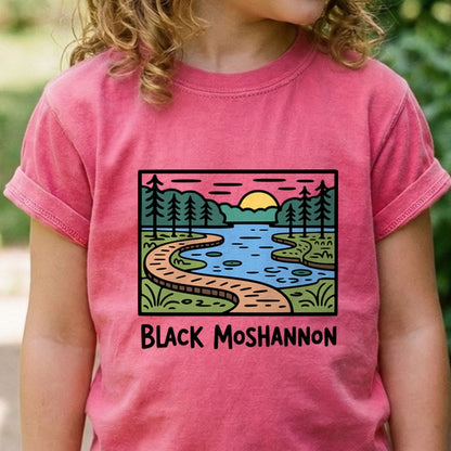 Black Moshannon State Park Kids Cotton T-Shirt