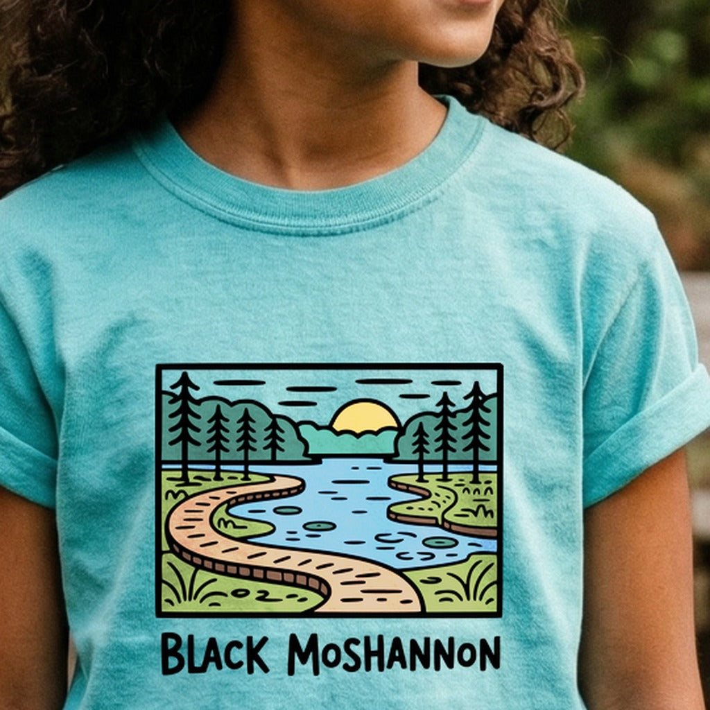Black Moshannon State Park Kids Cotton T-Shirt