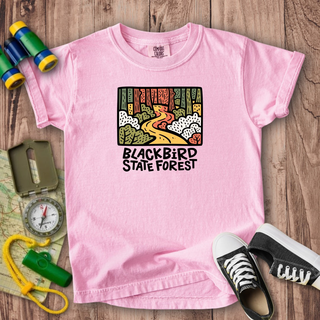 Blackbird State Forest Kids Cotton T-Shirt