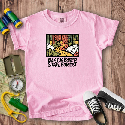 Blackbird State Forest Kids Cotton T-Shirt