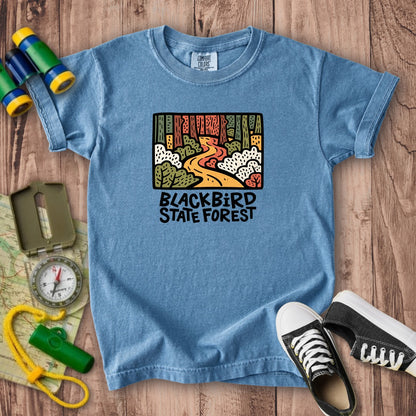 Blackbird State Forest Kids Cotton T-Shirt
