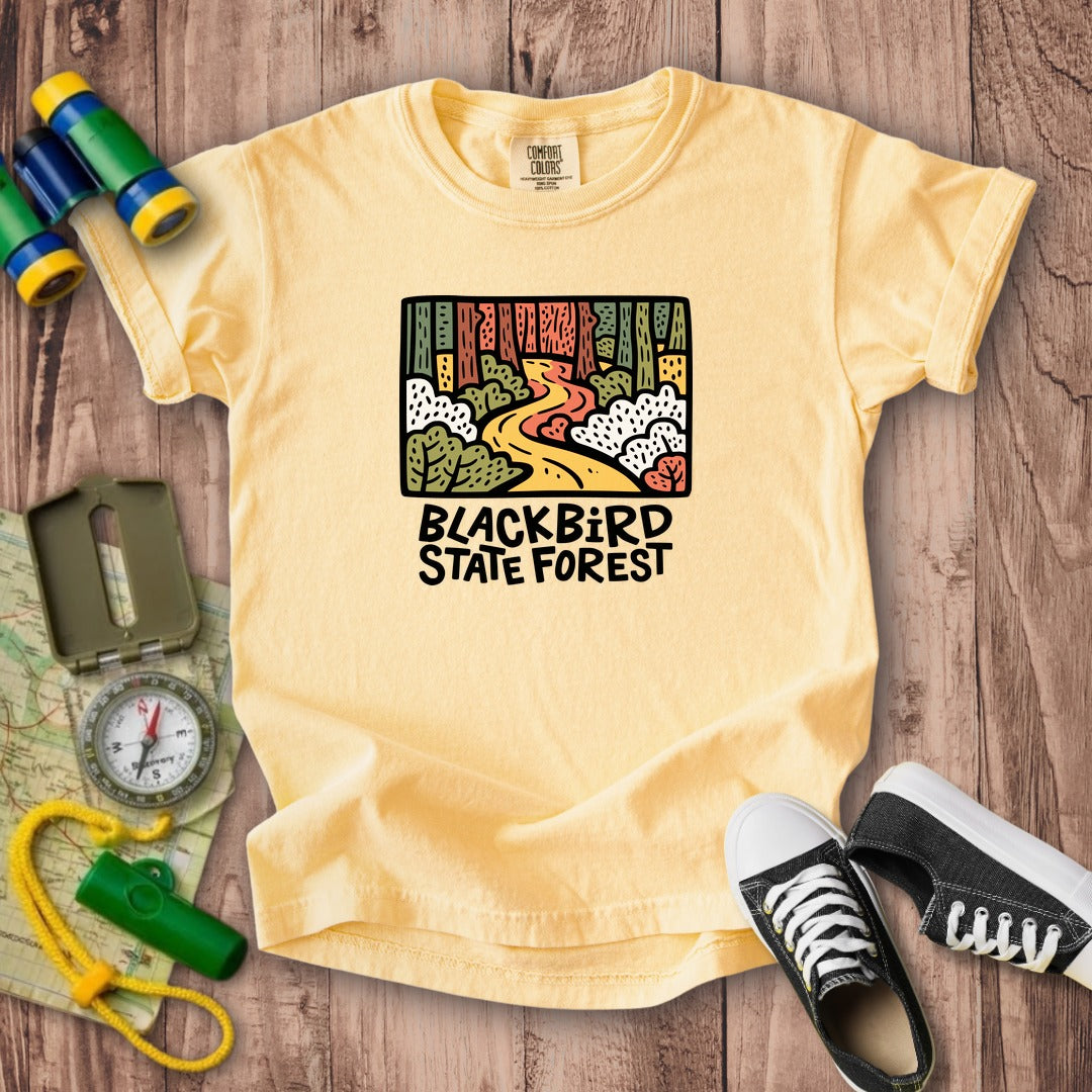 Blackbird State Forest Kids Cotton T-Shirt