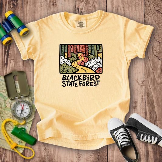 Blackbird State Forest Kids Cotton T-Shirt