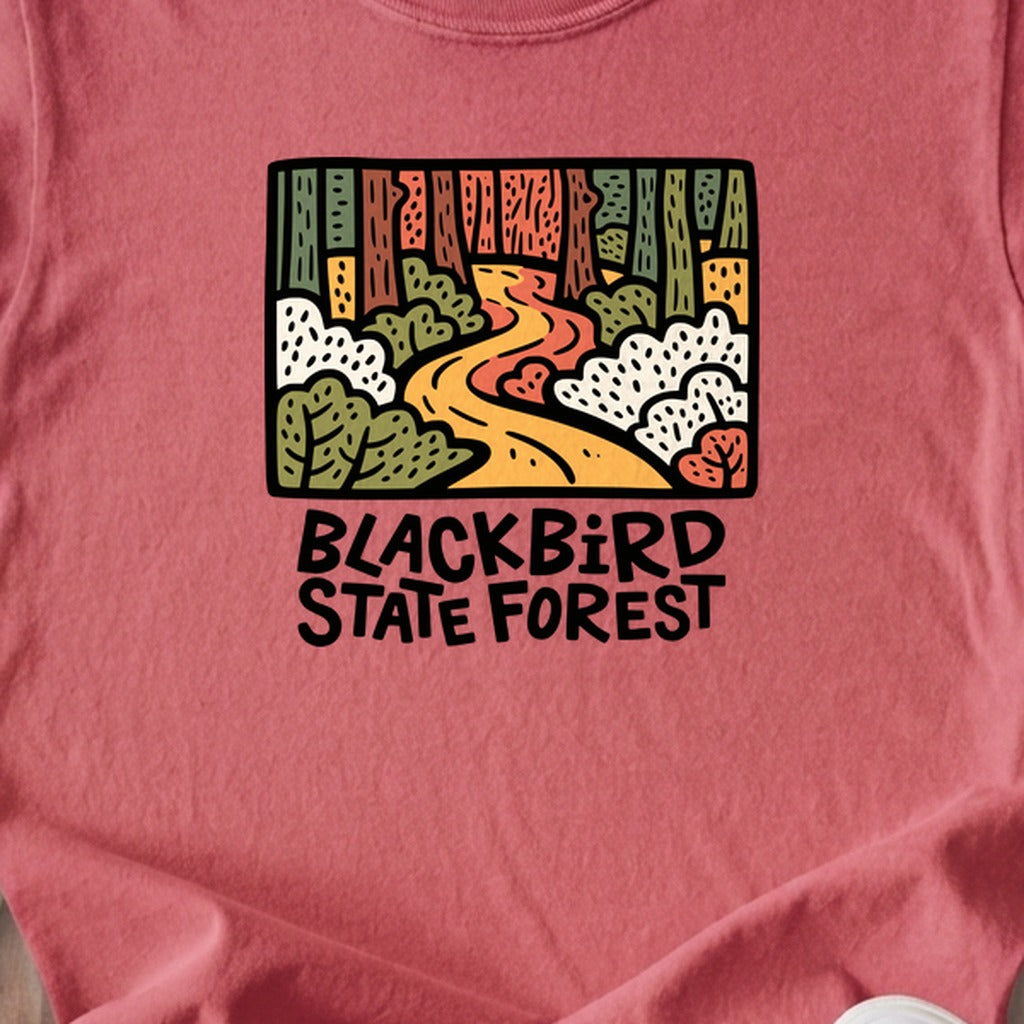 Blackbird State Forest Kids Cotton T-Shirt