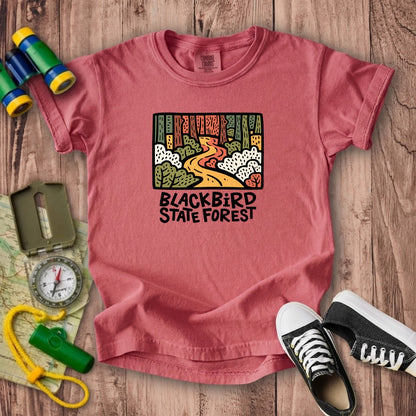 Blackbird State Forest Kids Cotton T-Shirt