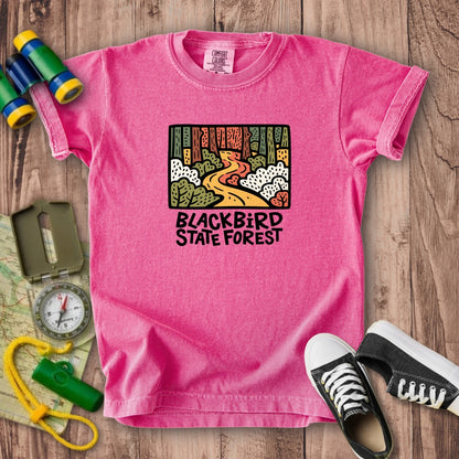 Blackbird State Forest Kids Cotton T-Shirt