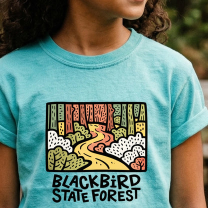 Blackbird State Forest Kids Cotton T-Shirt