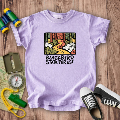 Blackbird State Forest Kids Cotton T-Shirt