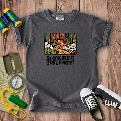 Blackbird State Forest Kids Cotton T-Shirt