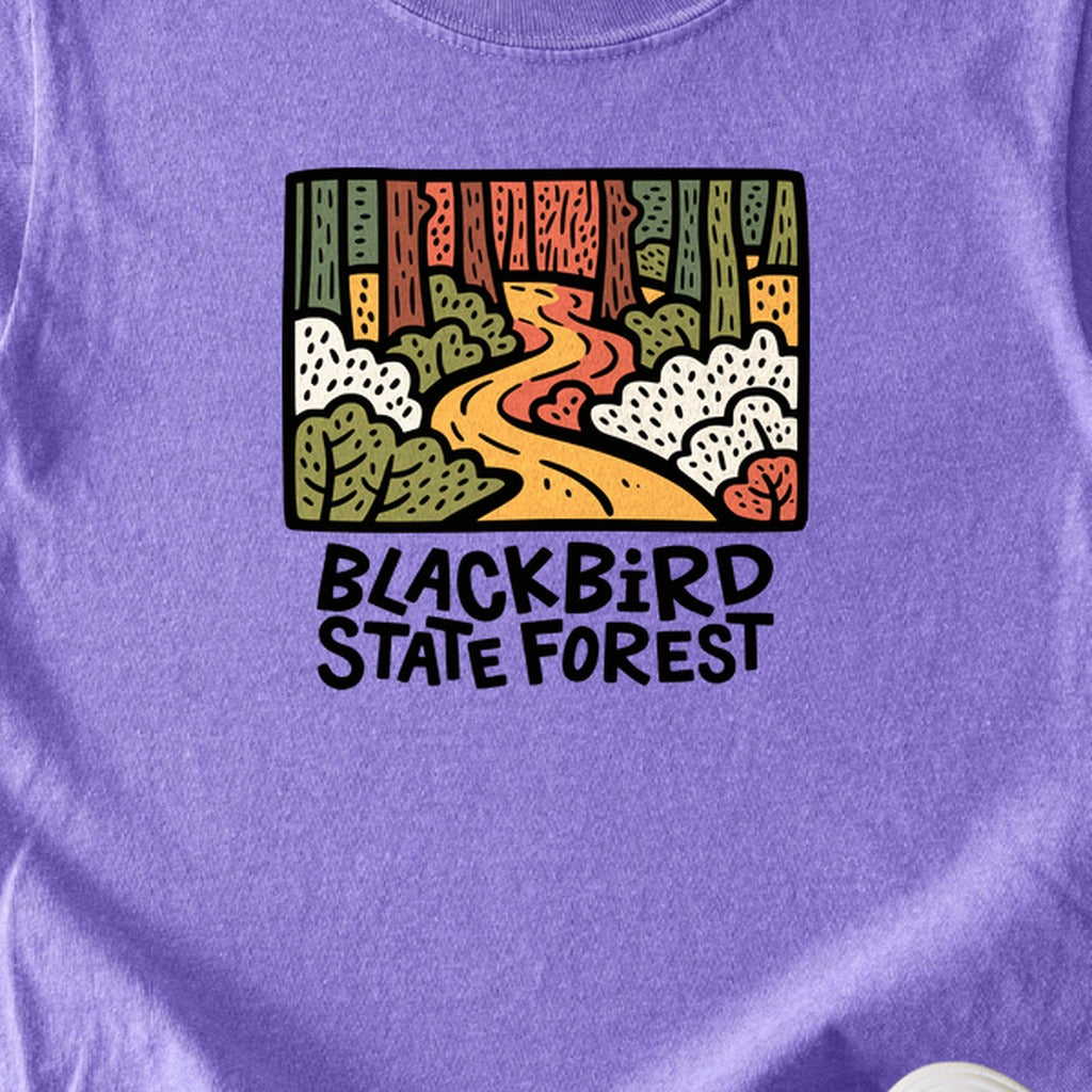Blackbird State Forest Kids Cotton T-Shirt