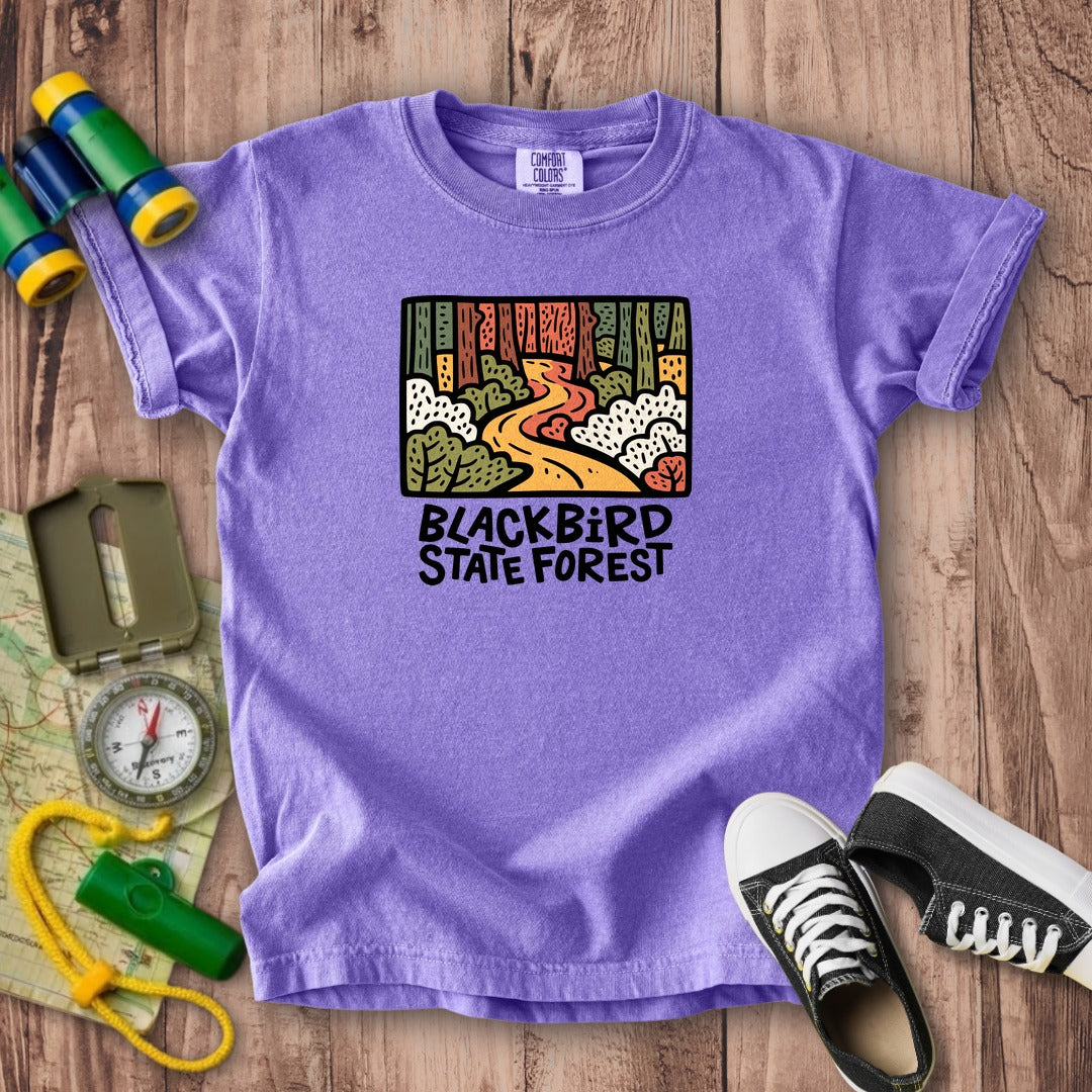 Blackbird State Forest Kids Cotton T-Shirt