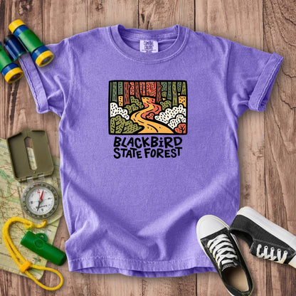 Blackbird State Forest Kids Cotton T-Shirt