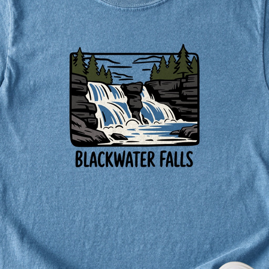 Blackwater Falls Kids Cotton T-Shirt