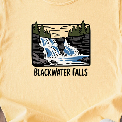 Blackwater Falls Kids Cotton T-Shirt