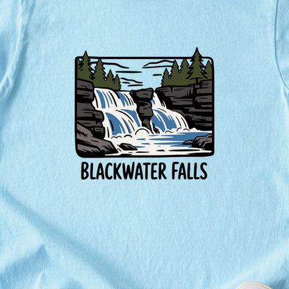 Blackwater Falls Kids Cotton T-Shirt