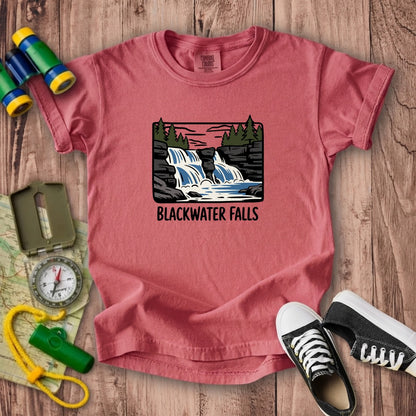 Blackwater Falls Kids Cotton T-Shirt