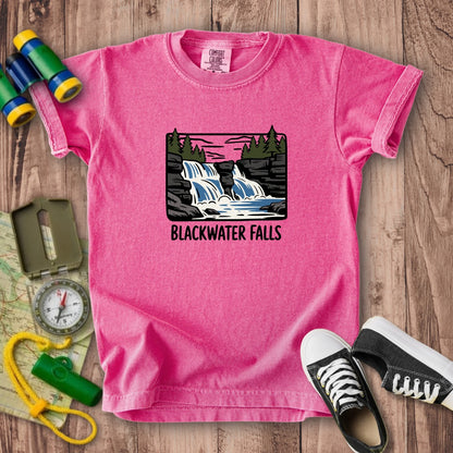 Blackwater Falls Kids Cotton T-Shirt