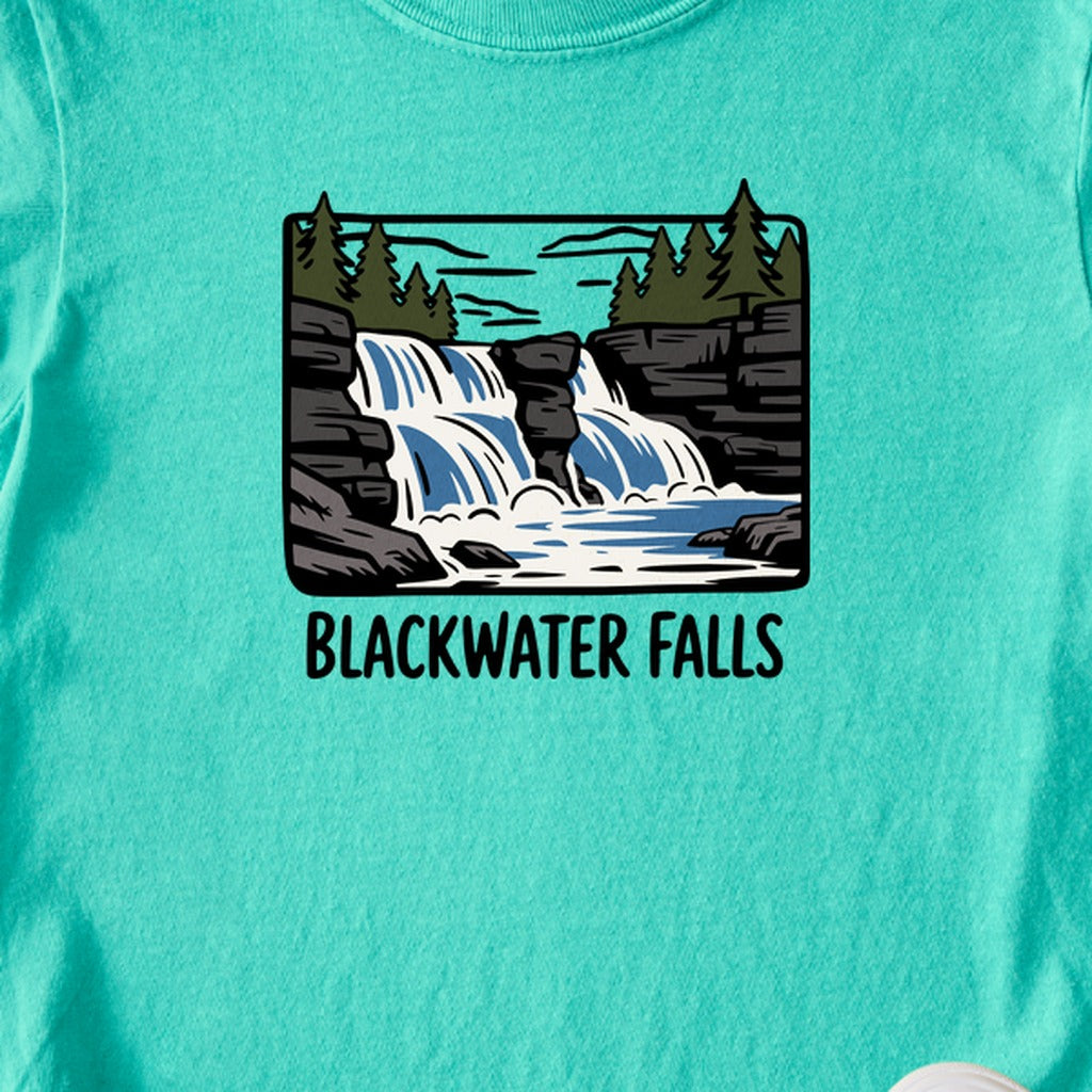 Blackwater Falls Kids Cotton T-Shirt