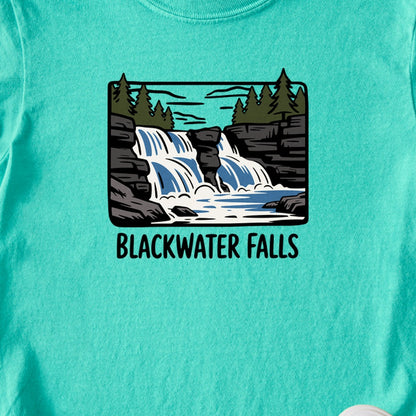 Blackwater Falls Kids Cotton T-Shirt
