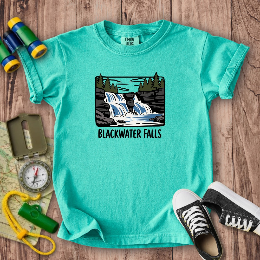 Blackwater Falls Kids Cotton T-Shirt