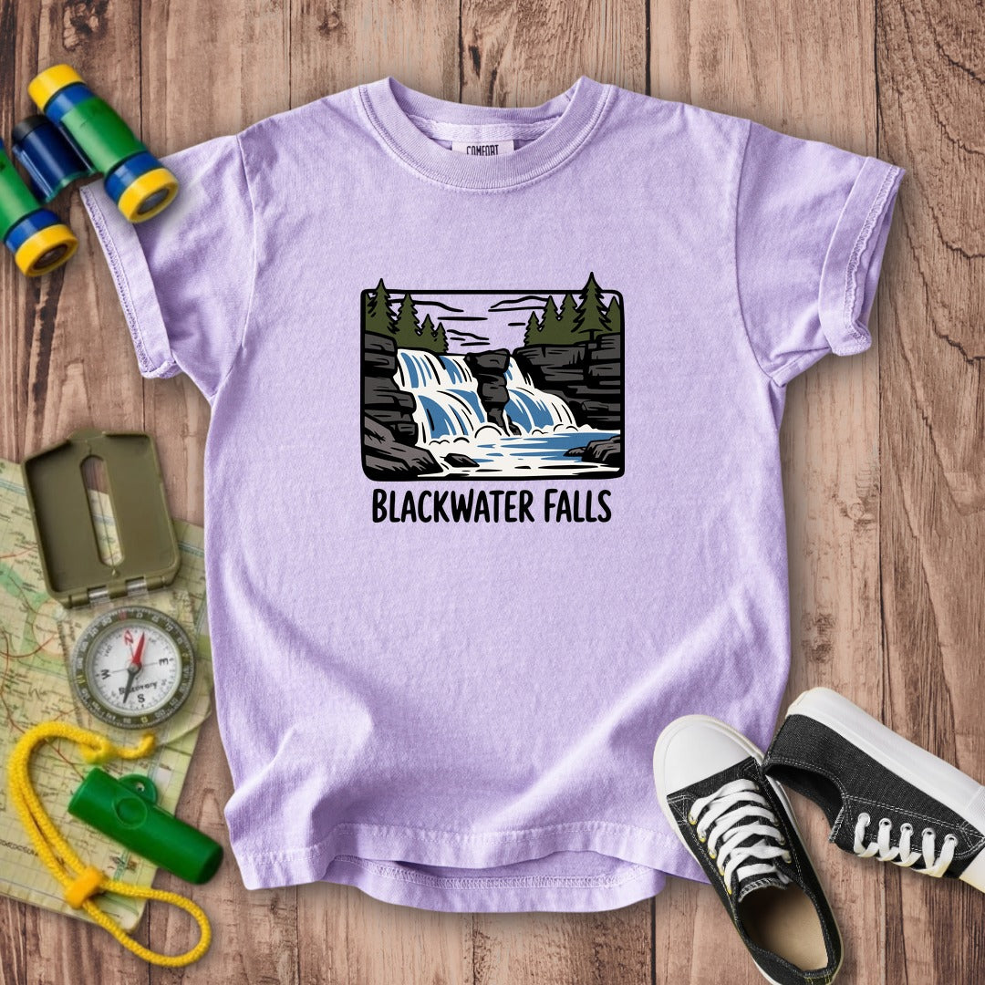 Blackwater Falls Kids Cotton T-Shirt