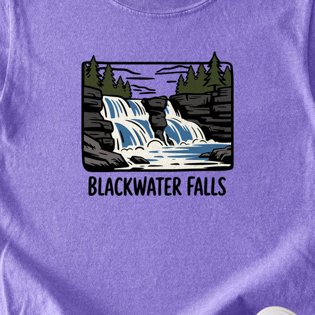 Blackwater Falls Kids Cotton T-Shirt