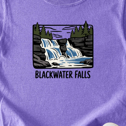 Blackwater Falls Kids Cotton T-Shirt