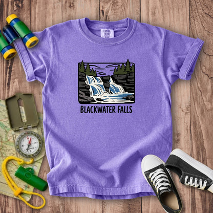 Blackwater Falls Kids Cotton T-Shirt