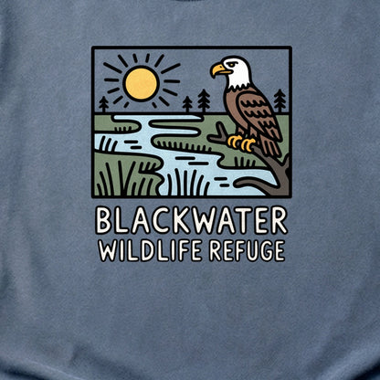 Blackwater National Wildlife Refuge Eagle Cotton T-Shirt
