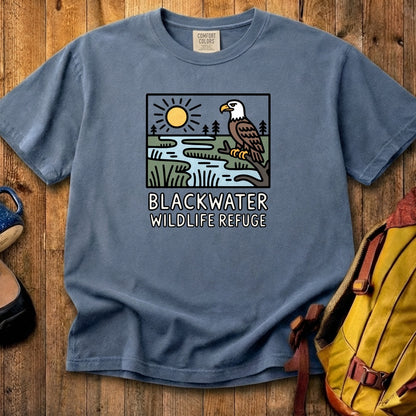 Blackwater National Wildlife Refuge Eagle Cotton T-Shirt