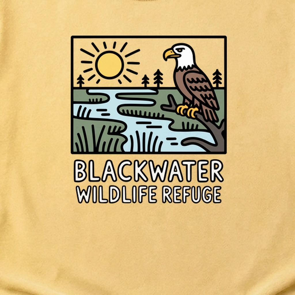 Blackwater National Wildlife Refuge Eagle Cotton T-Shirt