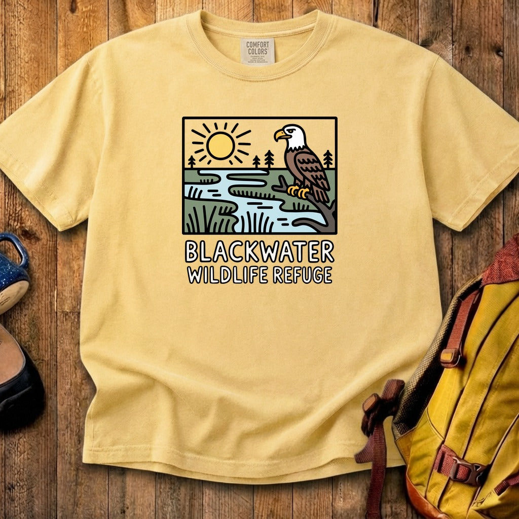Blackwater National Wildlife Refuge Eagle Cotton T-Shirt