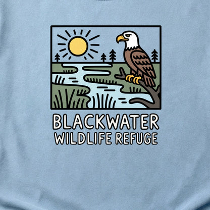 Blackwater National Wildlife Refuge Eagle Cotton T-Shirt
