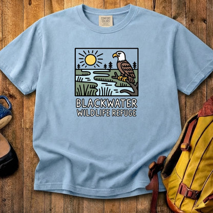 Blackwater National Wildlife Refuge Eagle Cotton T-Shirt