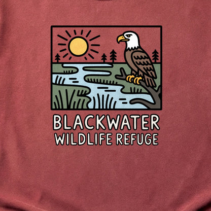 Blackwater National Wildlife Refuge Eagle Cotton T-Shirt