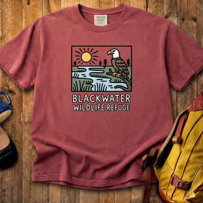 Blackwater National Wildlife Refuge Eagle Cotton T-Shirt