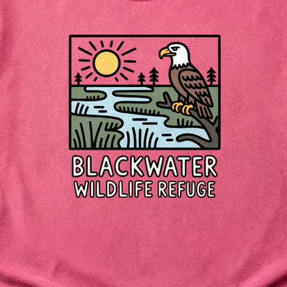Blackwater National Wildlife Refuge Eagle Cotton T-Shirt