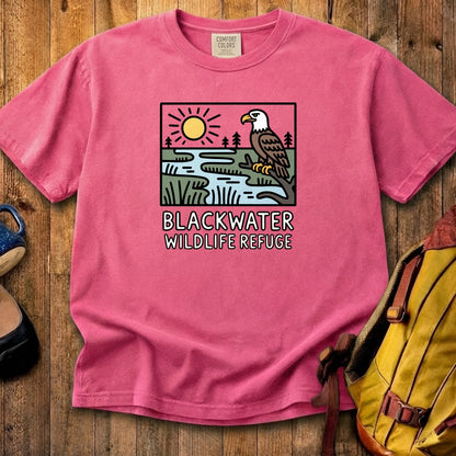 Blackwater National Wildlife Refuge Eagle Cotton T-Shirt