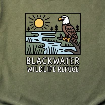 Blackwater National Wildlife Refuge Eagle Cotton T-Shirt