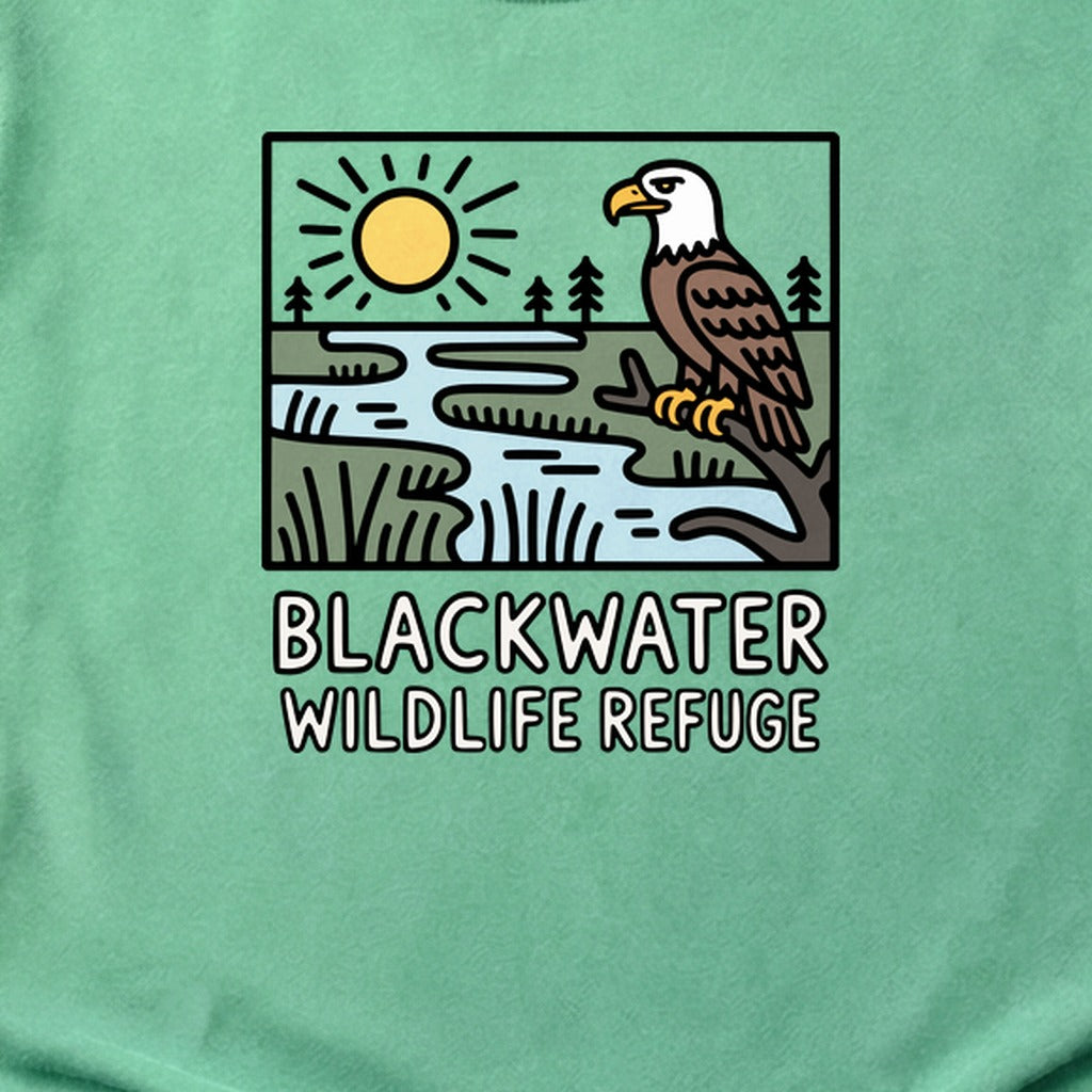 Blackwater National Wildlife Refuge Eagle Cotton T-Shirt