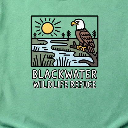 Blackwater National Wildlife Refuge Eagle Cotton T-Shirt
