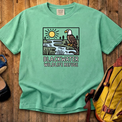 Blackwater National Wildlife Refuge Eagle Cotton T-Shirt