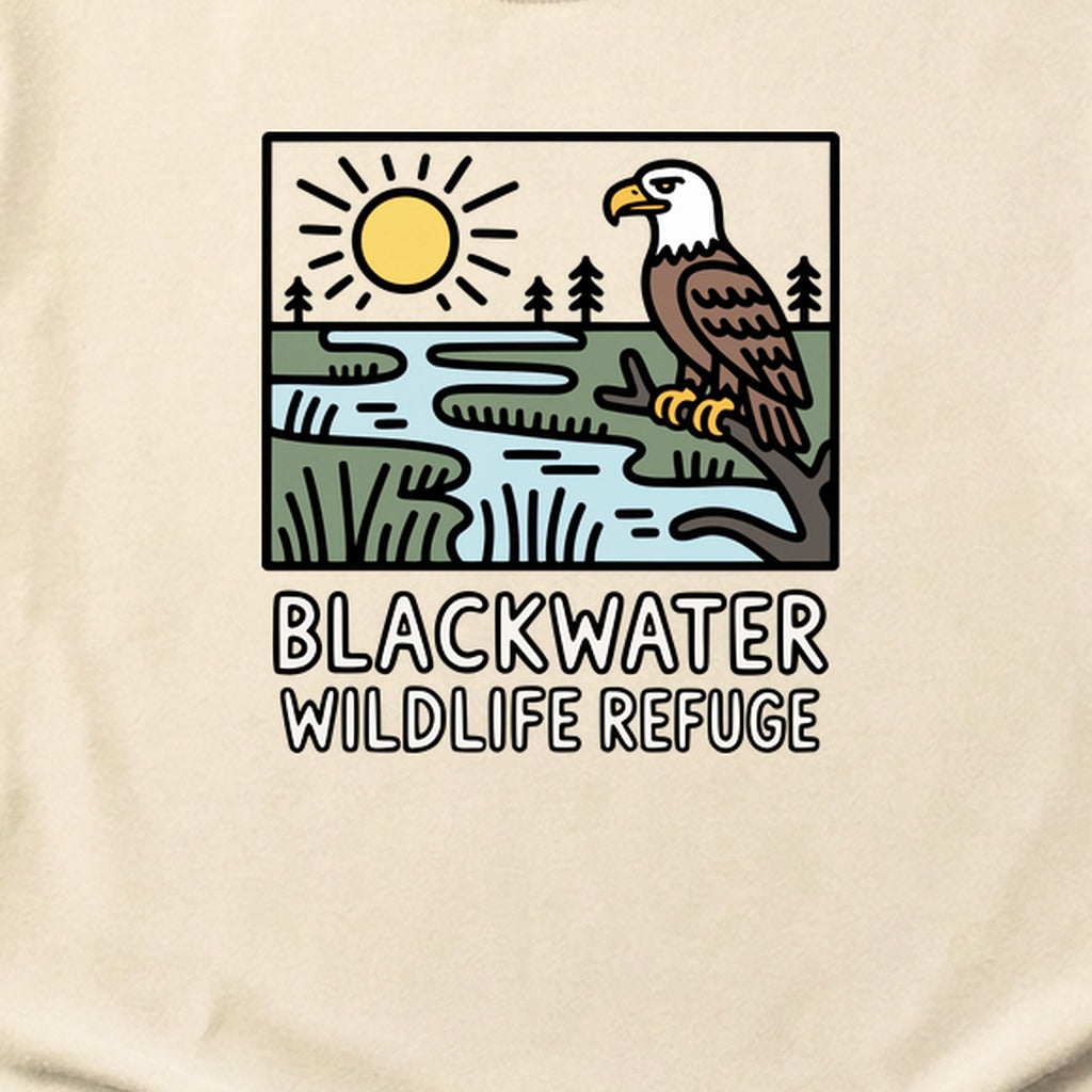 Blackwater National Wildlife Refuge Eagle Cotton T-Shirt