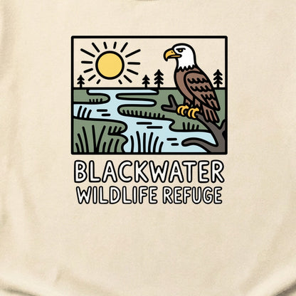 Blackwater National Wildlife Refuge Eagle Cotton T-Shirt
