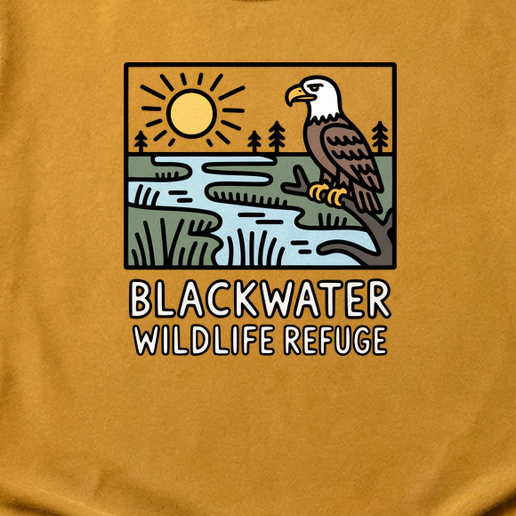 Blackwater National Wildlife Refuge Eagle Cotton T-Shirt