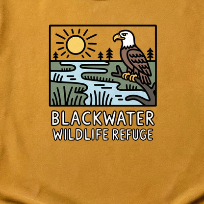 Blackwater National Wildlife Refuge Eagle Cotton T-Shirt