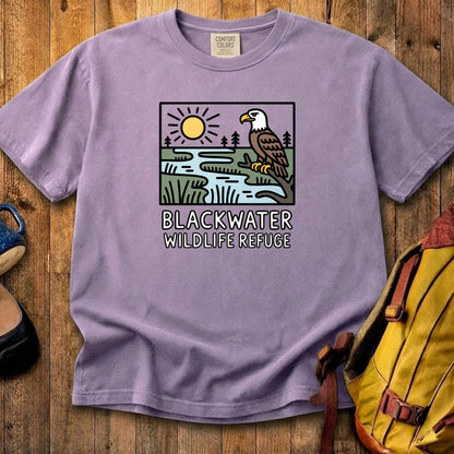 Blackwater National Wildlife Refuge Eagle Cotton T-Shirt