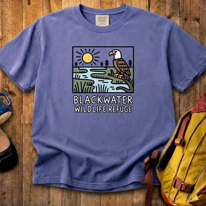 Blackwater National Wildlife Refuge Eagle Cotton T-Shirt