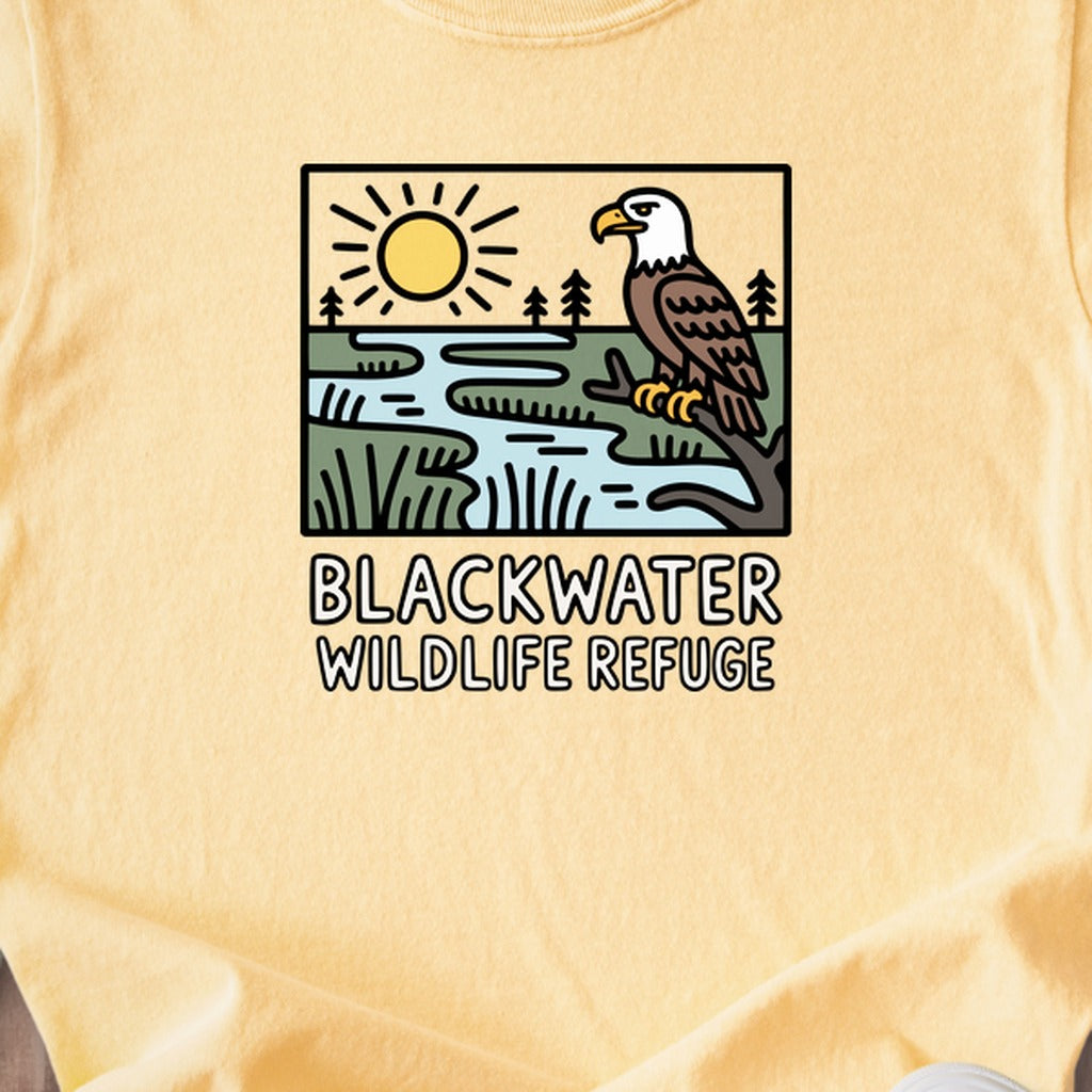 Blackwater National Wildlife Refuge Eagle Kids Cotton T-Shirt
