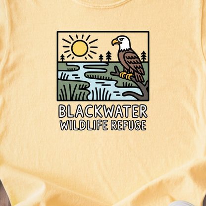 Blackwater National Wildlife Refuge Eagle Kids Cotton T-Shirt